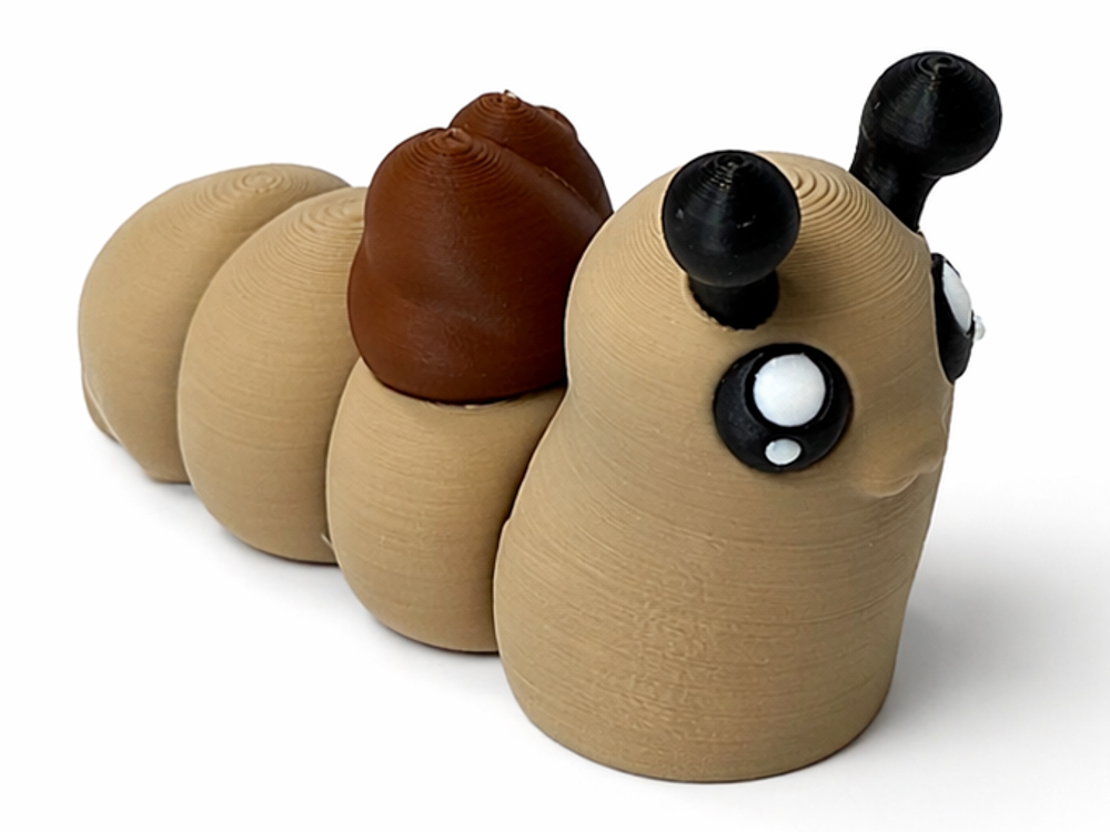 3D kloubový šnek – ohebná flexi figurka